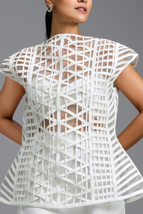 White Architectural Top