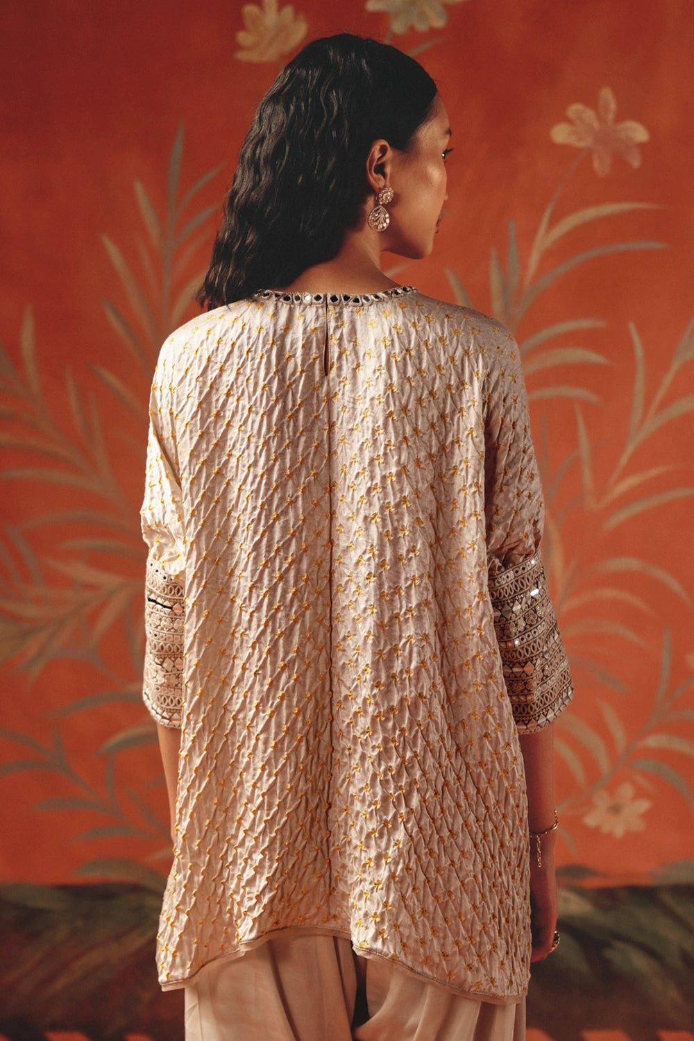 Moon Dust Tunic Top with Long Cuffs