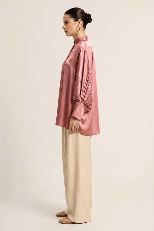 Brick Red Kaftan Blouse