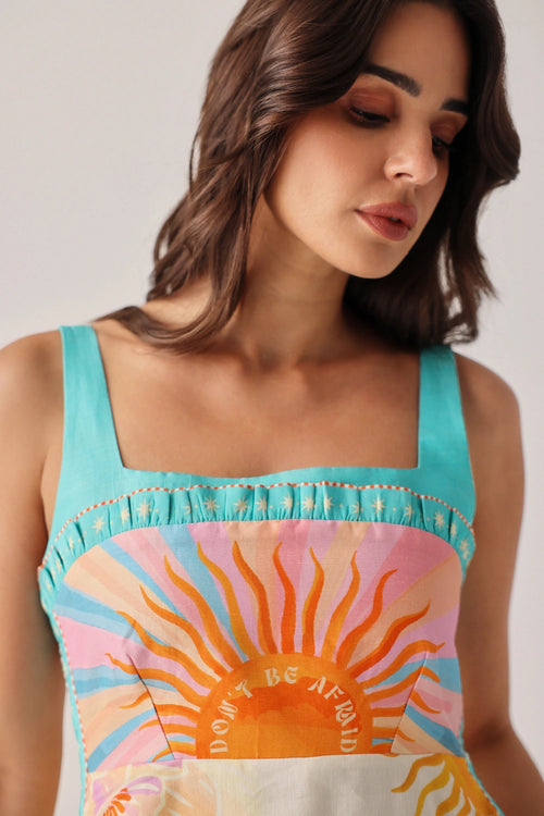 Azure Isles Nora Midi Dress
