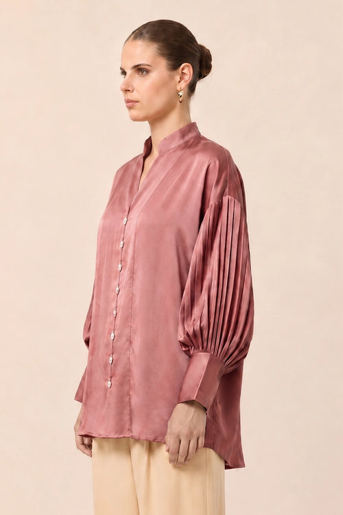Brick Red Kaftan Blouse