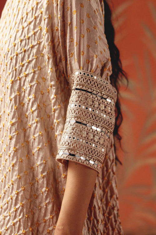 Moon Dust Tunic Top with Long Cuffs