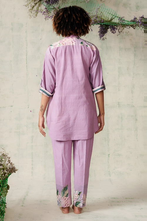 Lilac Hydrangea Co-ord Set