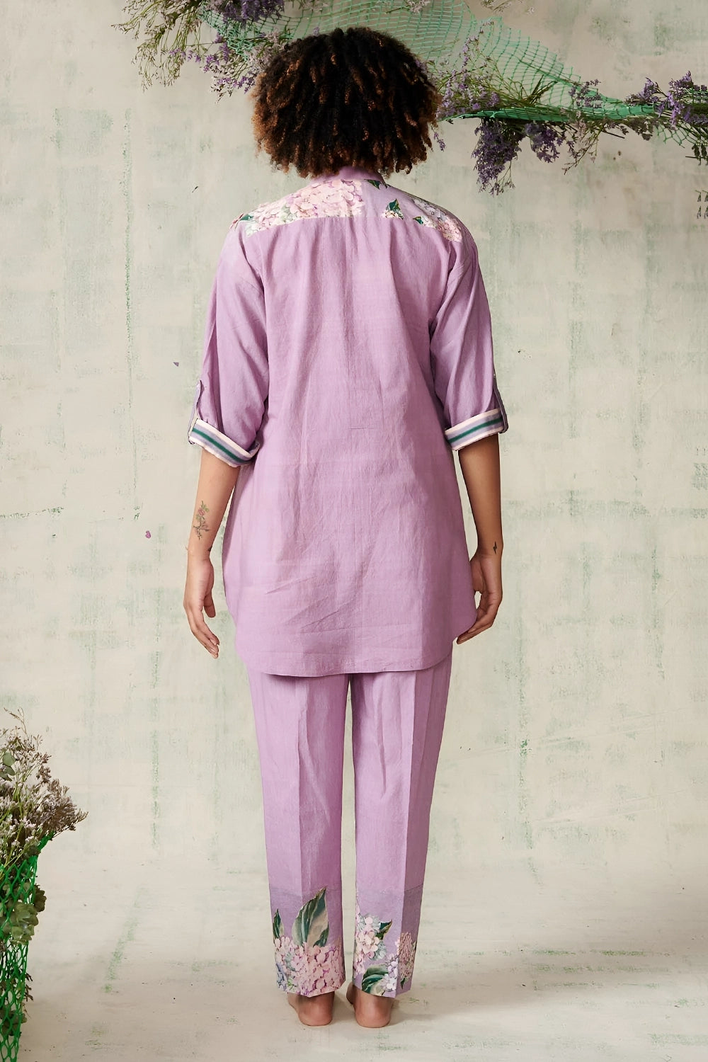 Lilac Hydrangea Co-ord Set