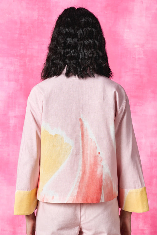 Blush Pop Kaftan Top