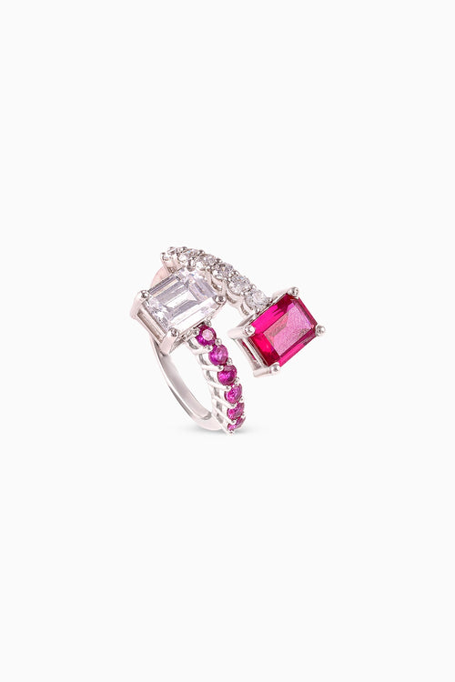 Emerald Duet Wrap Ring