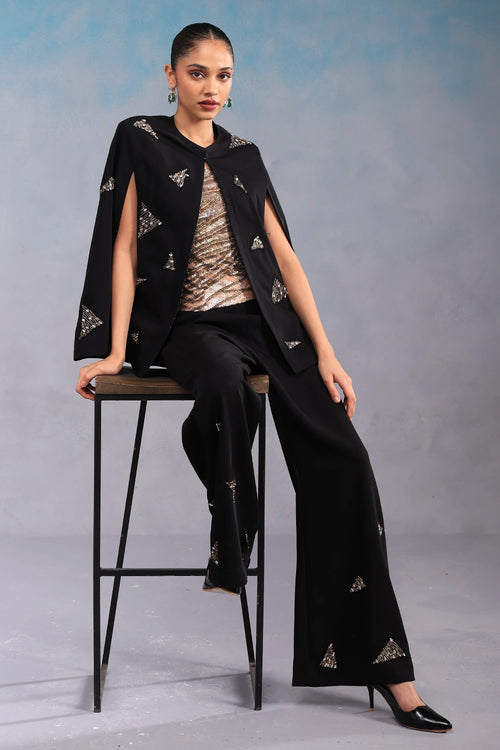 Black and Gold Kashti Pants