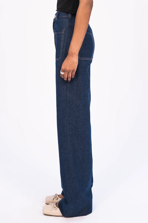 Zipper Panel Pants
