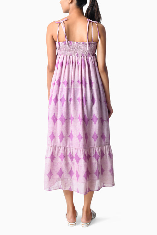 Strappy Plum Dress