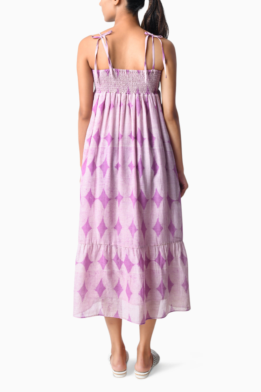 Strappy Plum Dress