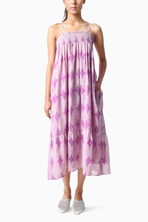 Strappy Plum Dress
