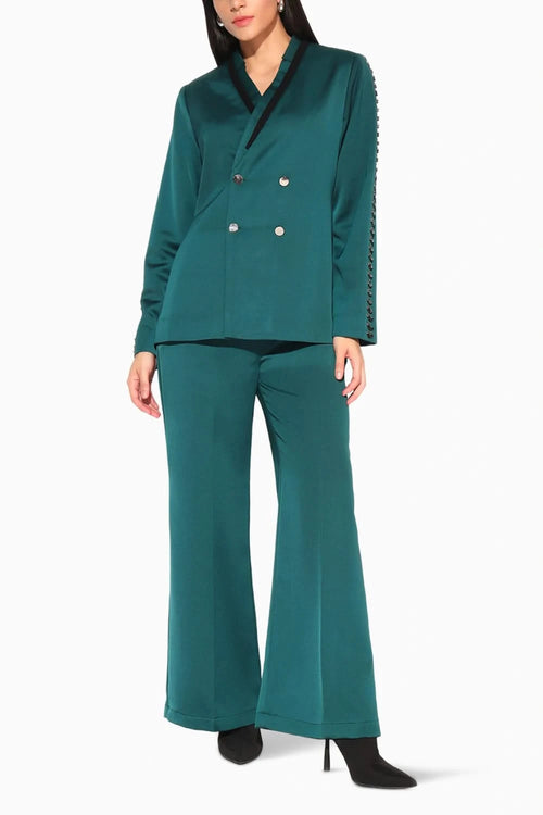 Solira Green Pant Suit Set