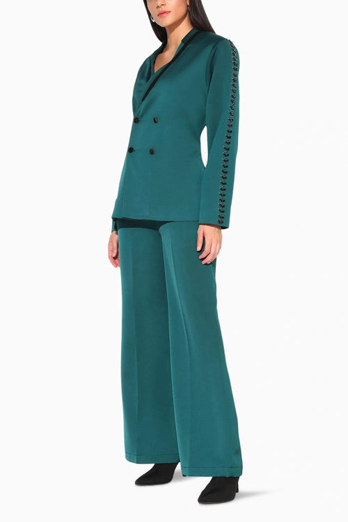 Solira Green Pant Suit Set