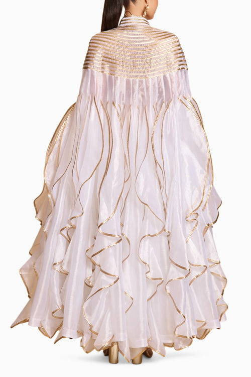 Spectrum Ivory-Gold Cascade Cape