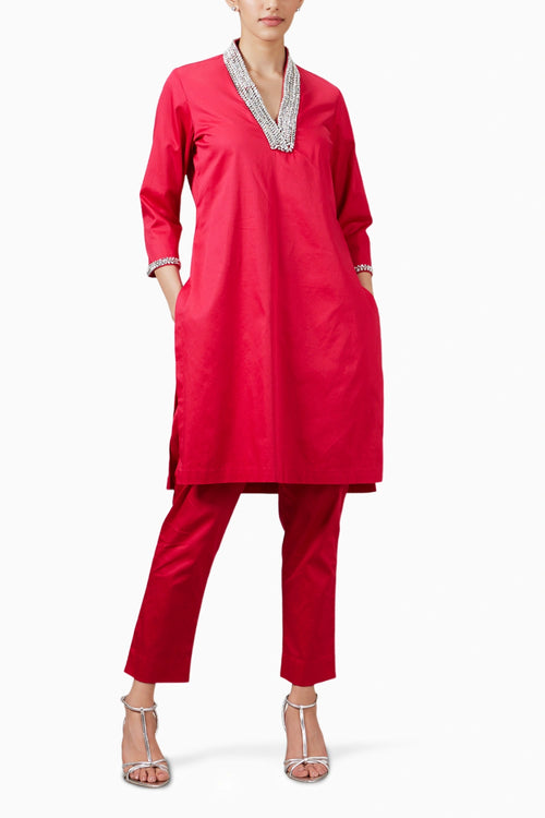 Étoile Rose Kurta Set
