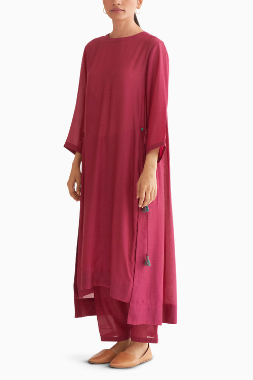 Soma Back Gathers Kurta Set