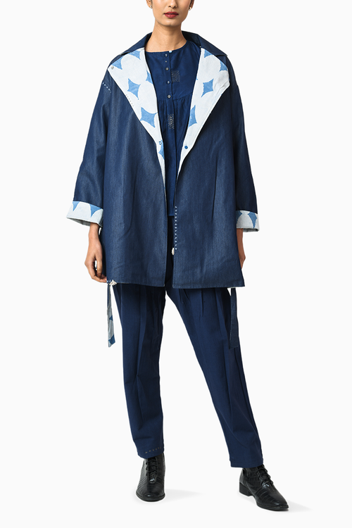Blue Denim Reversible Jacket