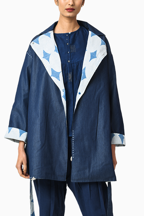 Blue Denim Reversible Jacket