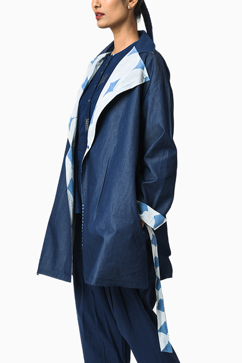 Blue Denim Reversible Jacket
