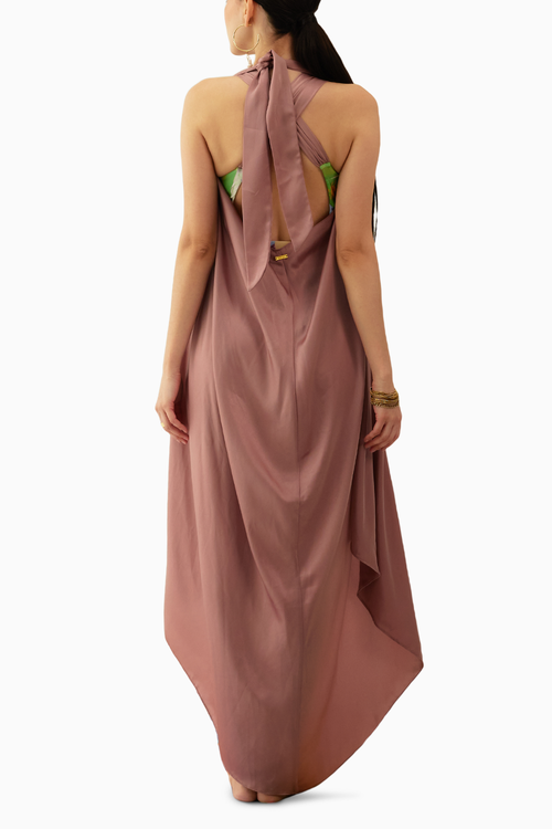 Blush Furbelow Sarong 2.0
