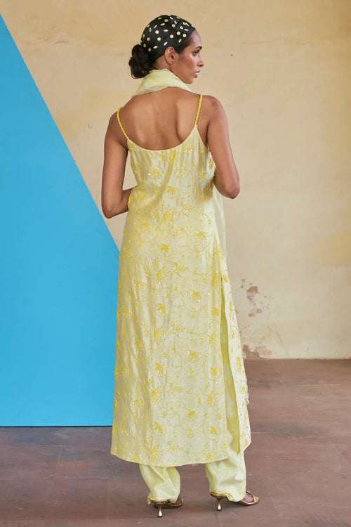 Chand Yellow Kurta Set