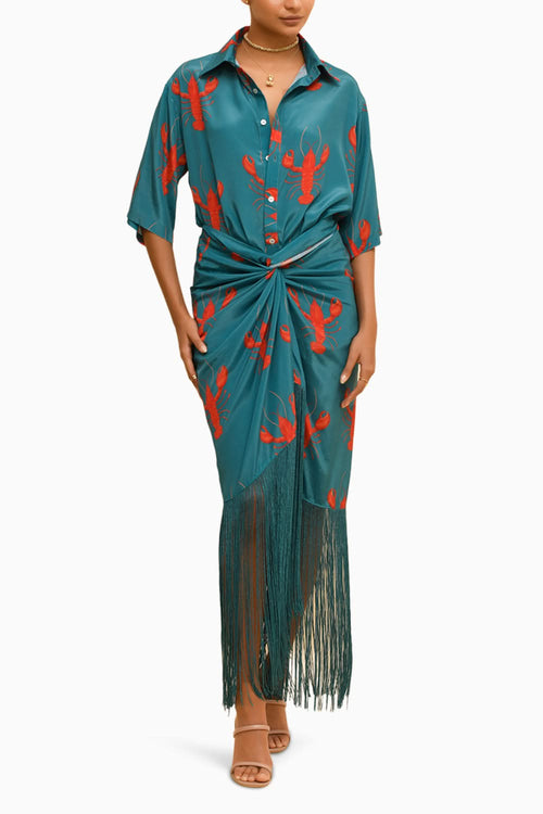 Drape Skirt and Roomy Shirt