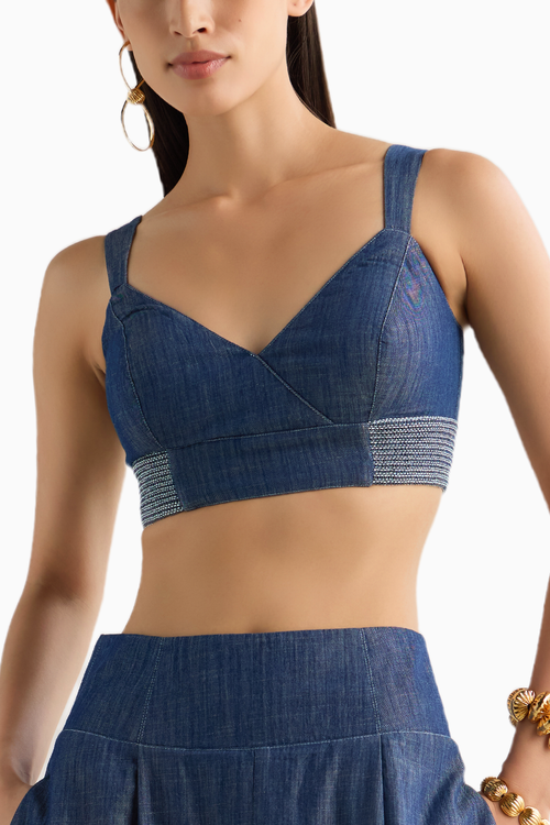 Denim Bralette