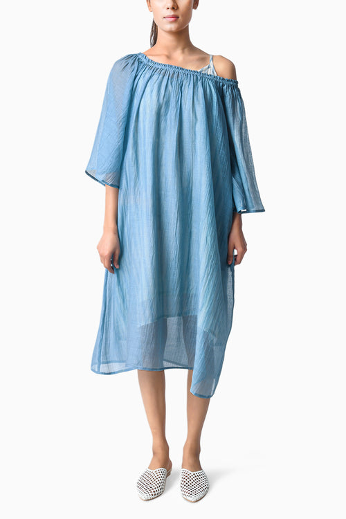 Sky Off-Shoulder Dress