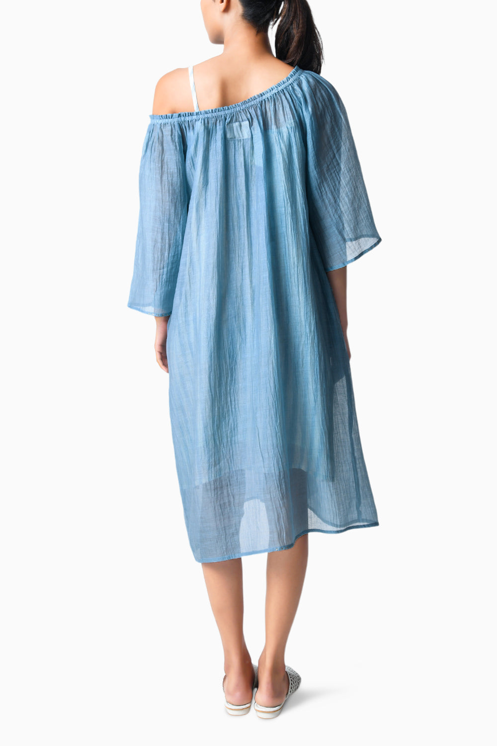 Sky Off-Shoulder Dress