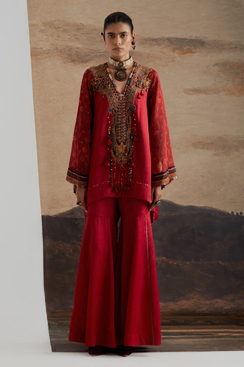 Sindoor Mariyam Kurta Set