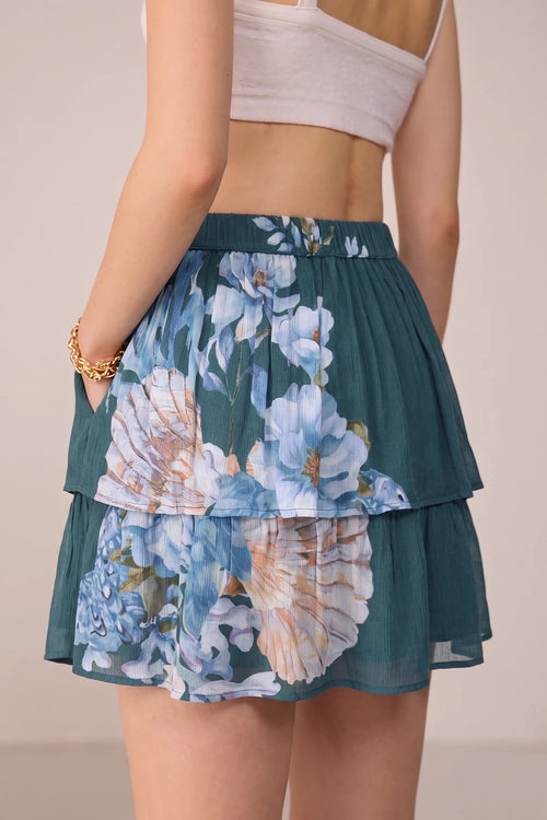 Green Camille Skirt
