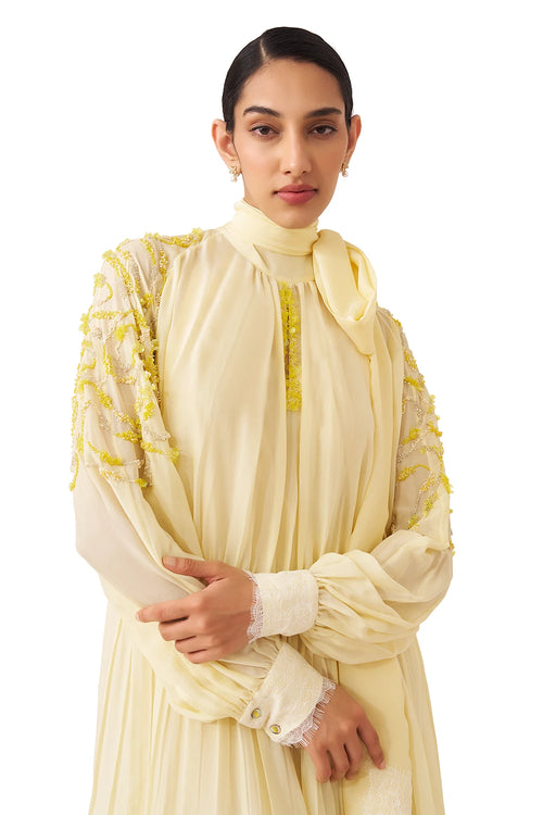 Aurel Pastel Yellow Dress