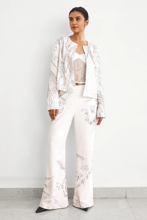 Aurora Ivory Jacket Pant Set