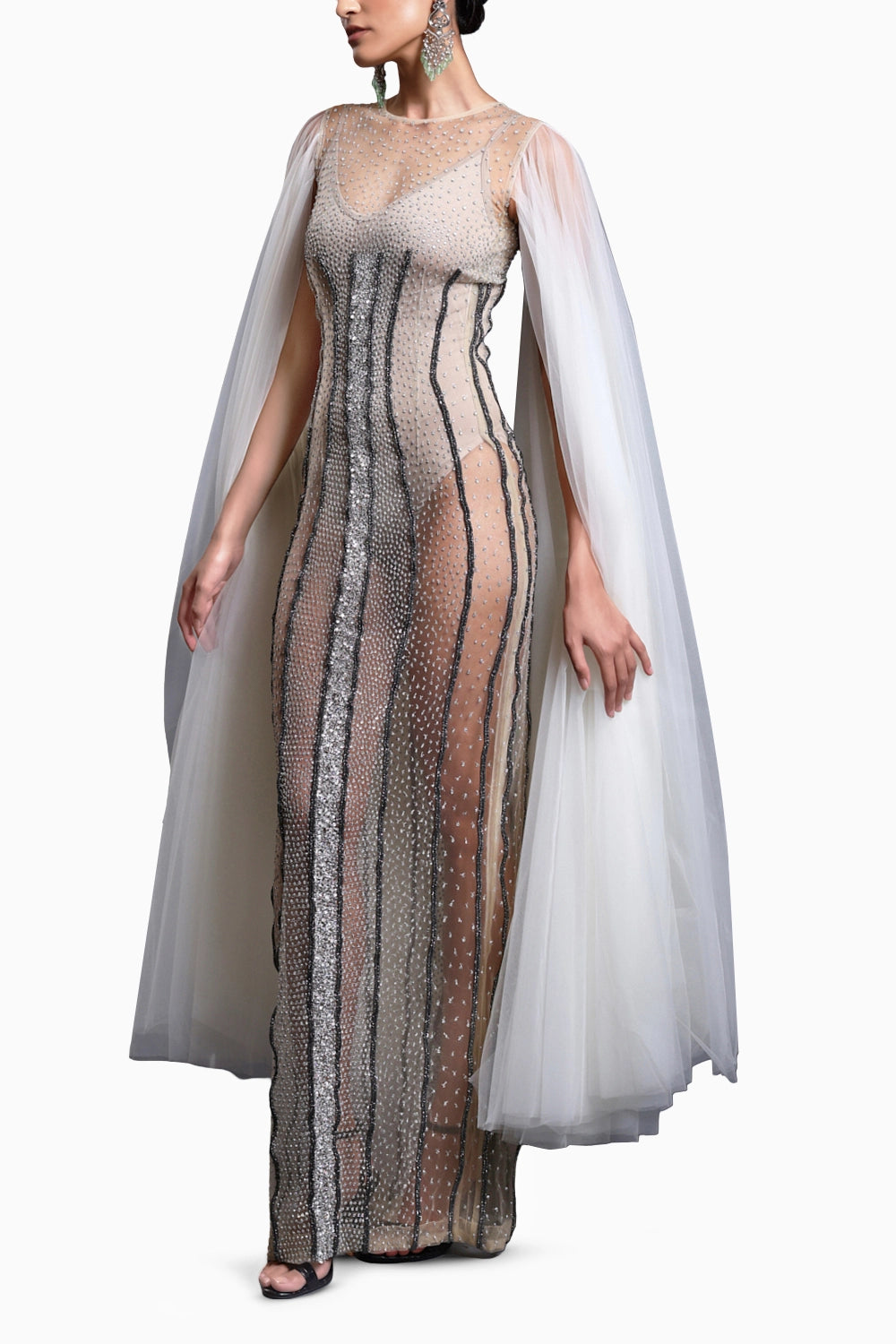 CF Ivory Gradient Gown