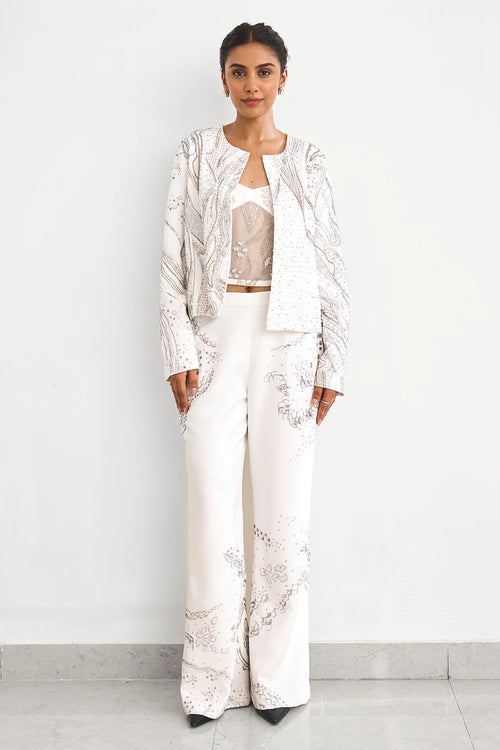 Aurora Ivory Jacket Pant Set