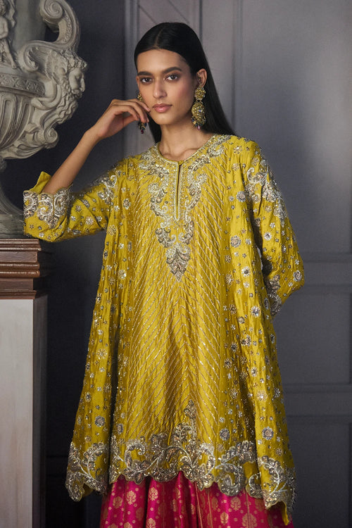 Nebula Tunic with Banaras Sharara
