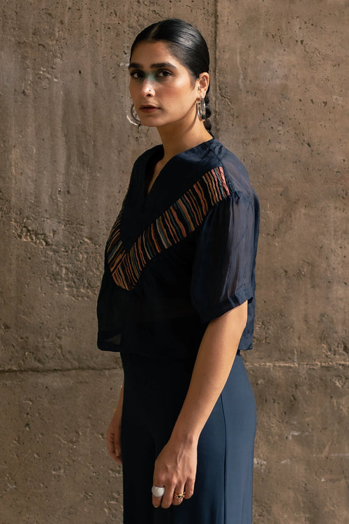 Repurposed Space Blue Co-ord Set