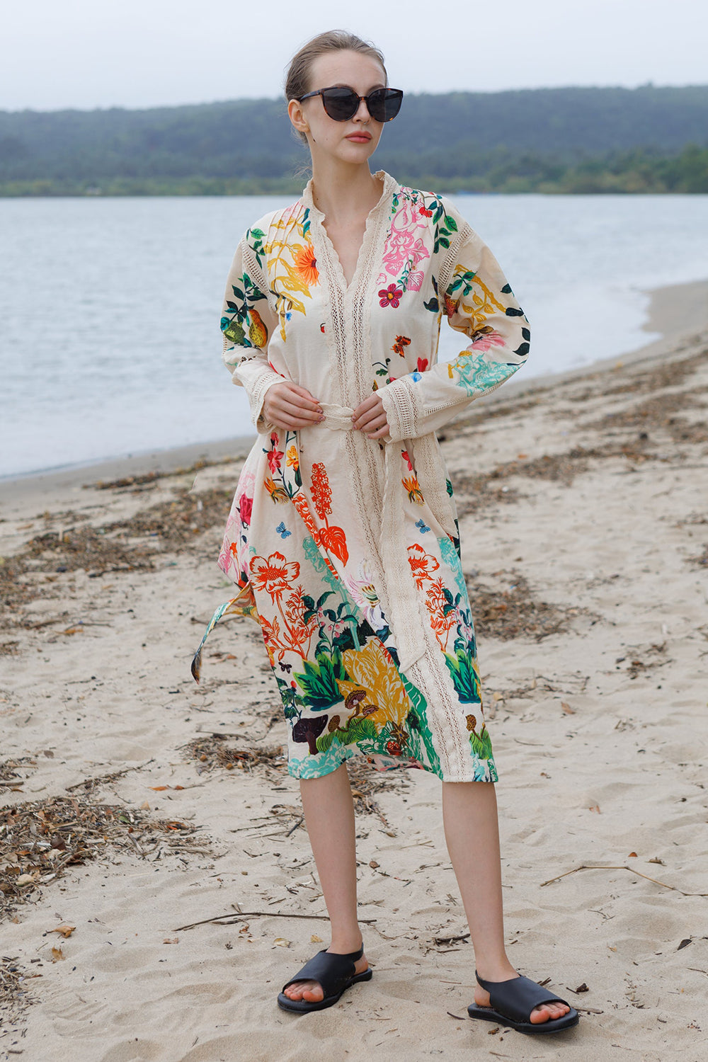 Cinnamon Garden Crochet Dress