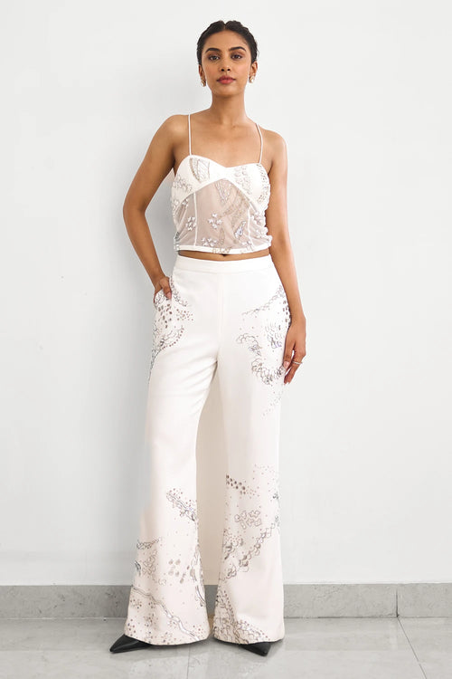 Aurora Ivory Jacket Pant Set