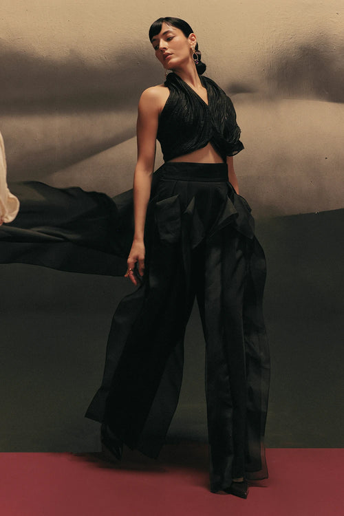 Black Astra Top And Elara Pants