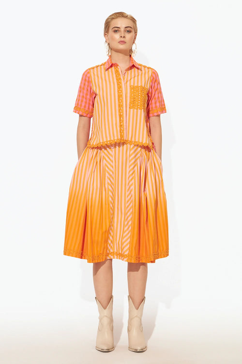 Orange Lyra Skirt