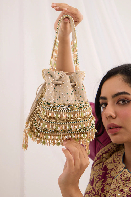 Beige Zaraha Potli