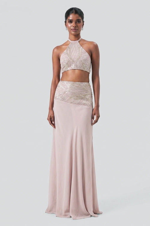 Dusk Embellished Maxi Skirt