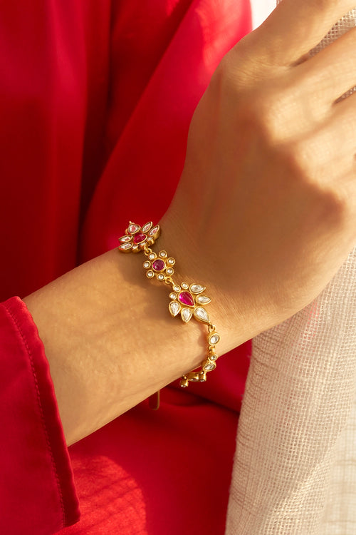 Gulmohar Crimson Bracelet