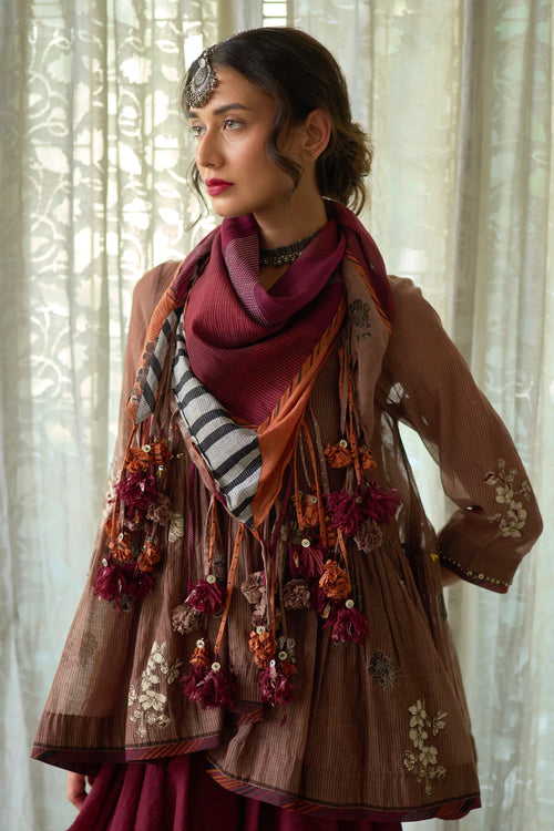 Hiral Top and Rupa Skirt with Tavi Scarf