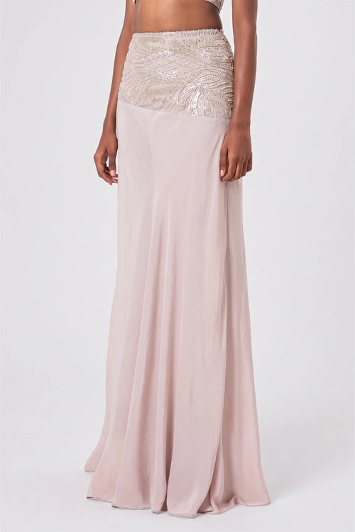 Dusk Embellished Maxi Skirt