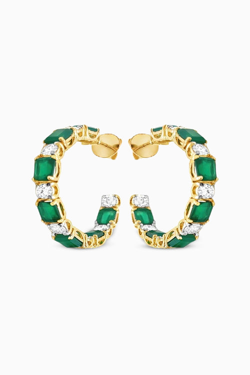 Emerald Enchant Hoops