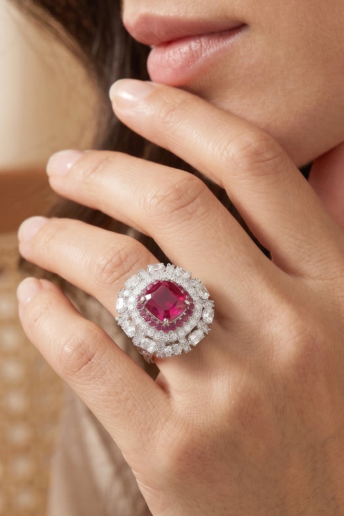 Dynasty Cushion Ring