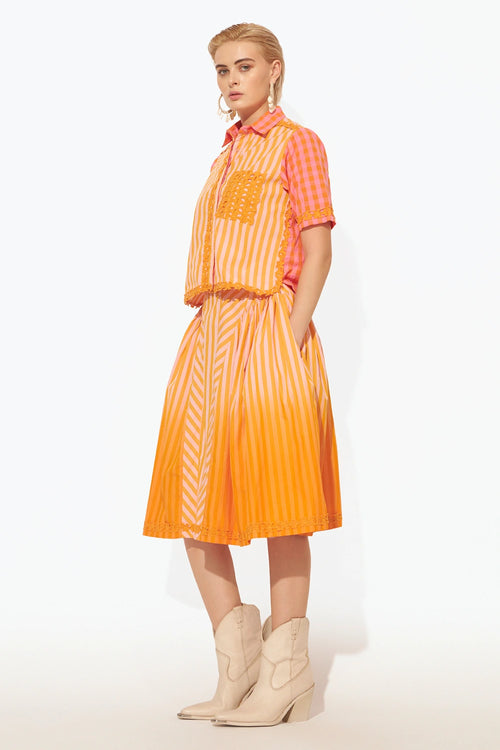 Orange Lyra Skirt