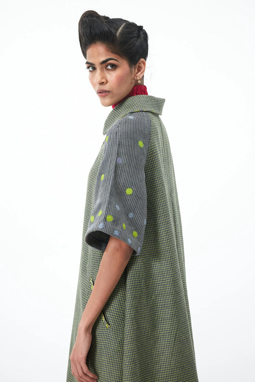 Grey Lime Spinner's Dress
